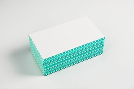 Stack of professionally printed business cards