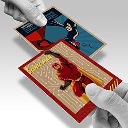 Brown Kraft Trading Cards