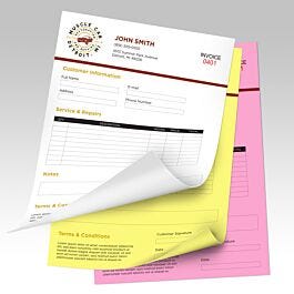 3-part NCR Forms w Variable Numbering