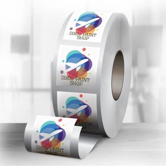 White BOPP Roll Labels